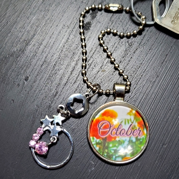 Birthstone Keychain - Picture 1 of 2